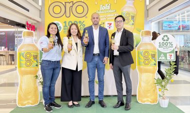 อาเจไทย ผนึกกำลัง ซีพี ออลล์ ส่ง ‘โอโร่’ บุกตลาดเครื่องดื่มแนวใหม่ ชูบรรจุภัณฑ์ rPET 100% ตอบโจทย์ Green Consumerism