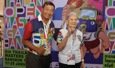 เรือกรรเชียงบก กีฬาผู้สูงอายุเล่นได้ใน ไทยแลนด์ โอเพ่น มาสเตอร์เกมส์ ครั้งที่ 6