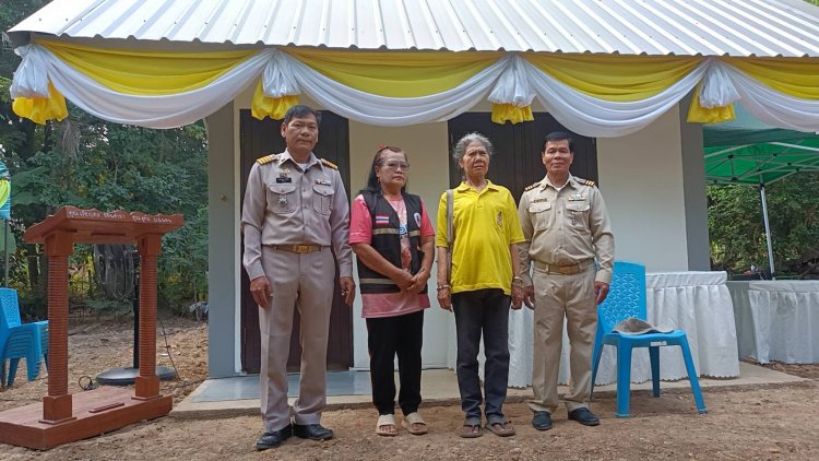 เหล่ากาชาดสร้างบ้าน-ซ่อมแซมบ้านให้กับผู้ยากไร้ปราจีนบุรี