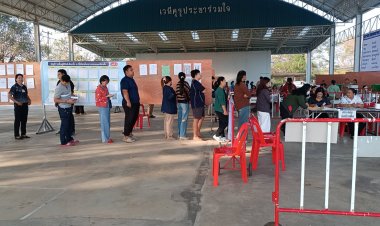 ทหารบูรพาพยัคฆ์ – หนุ่ม-สาว “ฉันทนา”ปราจีนฯตบเท้าพรึ่บ! เข้าคิวลงคะแนนล่วงหน้า