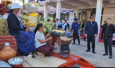 ยิ่งใหญ่อลังการ "ประเพณีบุญข้าวจี่"โพธิ์ศรีสุวรรณ กระตุ้นเศรษฐกิจชุมชน