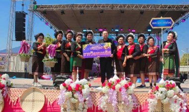 ควันหลง!งานประเพณีบุญข้าวจี่อำเภอโพธิ์ศรีสุวรรณ ประกวดผลผลิตทางการเกษตร