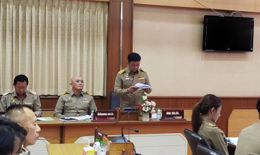 นายกอบจ.ปราจีนบุรี แถลงนโยบายลุยซ่อมแซมถนนหนทาง –ไฟฟ้าส่องสว่าง –บูมท่องเที่ยวแหล่งท่องเที่ยวดัง ลั่นขรก.ต้องได้โบนัสทุกปี