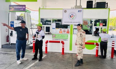 "ปลัดรัตนกุล"นำคณะลงพื้นที่ตรวจทุกปั๊มแม่สอดพบปชช.ใช้บริการล้นต้นตอไม่พอต่อความต้องการ