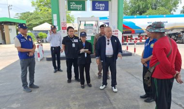 วันหยุด-ไม่หยุด!ผู้ว่าฯ ปราจีนบุรีพร้อมพาณิชย์จังหวัดฯลุยตรวจสอบปั๊มหลังถูกร้องเรียนขายแพงลิ่ว