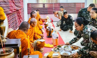 อุทยานแห่งชาติเขาพระวิหารทำบุญตักบาตรครบรอบ 28 ปี