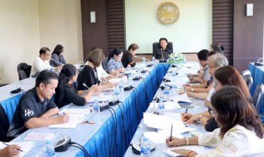 อบจ.ศรีสะเกษ ประชุมคณะกรรมการขับเคลื่อนจริยธรรมและส่งเสริมคุณธรรม
