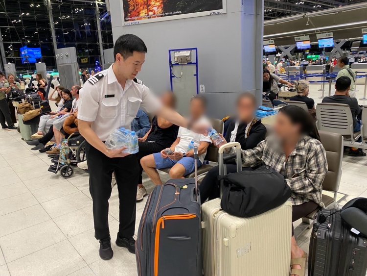 สนามบินสุวรรณภูมิ ระดมจนท.ดูแลผดส.รับผลกระทบจาก สถานการณ์อิสราเอล - อิหร่าน