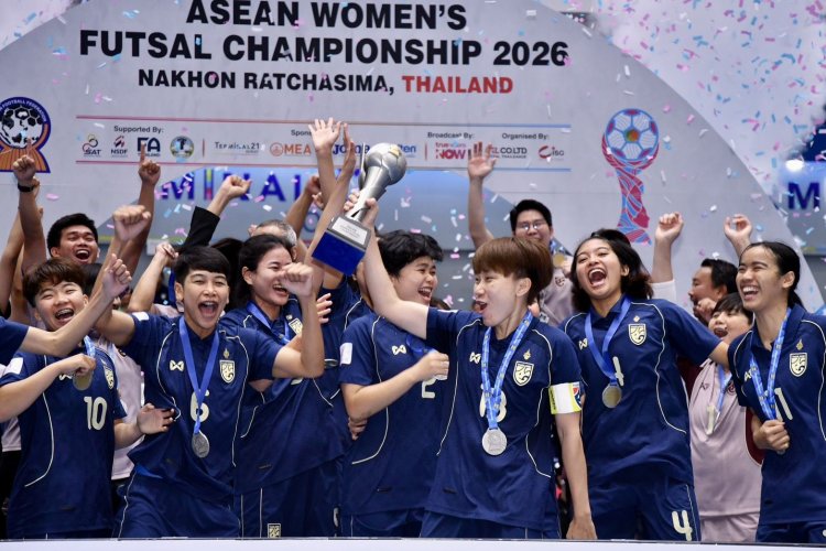 ฟุตซอลหญิงไทย สู้สุดใจ ไล่แซง ออสเตรเลีย 5-4 คว้าแชมป์อาเซียนสมัยแรก