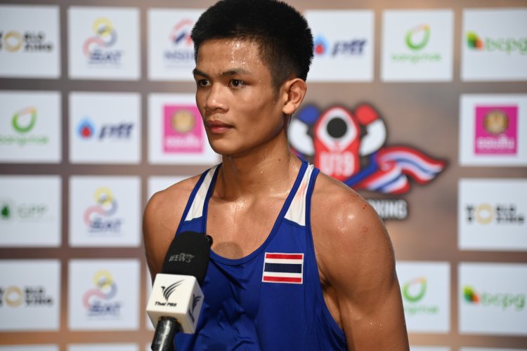 "ศิวา" โชวืฟอร์มสวย ไล่ถลุงนักชกญี่ปุ่นขาดลอย เข้าชิงเหรียญทอง มวย U19 ฟิวเจอร์สคัพ