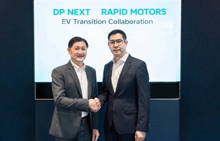 ดีพี เน็กซ์ จับมือ แรพพิด มอเตอร์ส หนุน EV ภาคขนส่งไทย ขับเคลื่อนอนาคตคาร์บอนตํ่า ลดปัญหาน้ำมันขาดแคลน