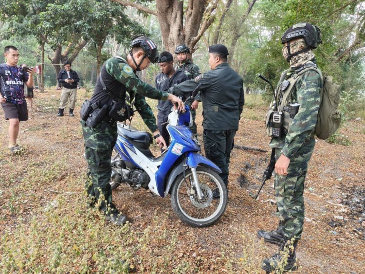 ตชด.346 สกัดจับหนุ่มเมียนมาขโมยจยย.ส่งขายข้ามแดนคันละ 8 พันบาท
