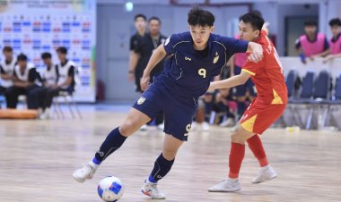 ฟุตซอลไทย เฉือนเวียดนาม 4-2 ศึกชิงแชมป์อาเซียน เตรียมชนออสเตรเลีย