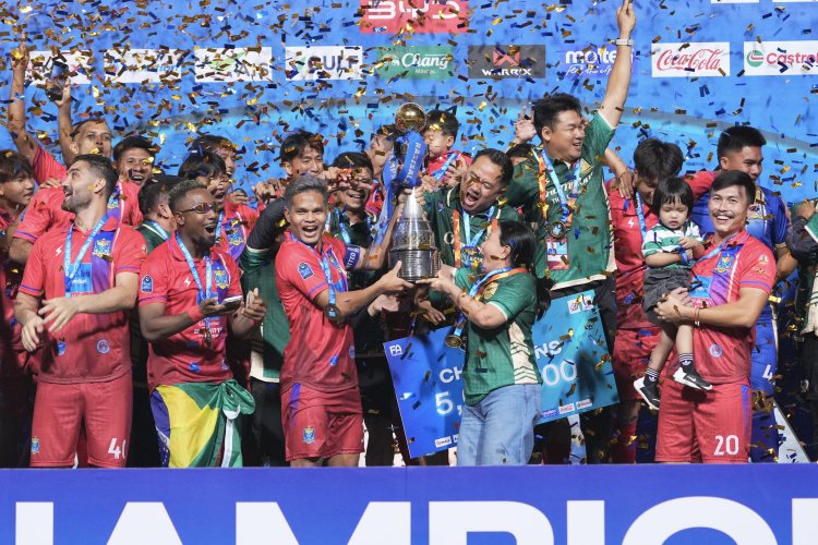 "ราษีไศล ยูไนเต็ด" คว้าแชม"ราษีไศล ยูไนเต็ด" คว้าแชมป์ "BYD SEAL 5 LEAGUE 2" ฤดูกาล 2025/26 พร้อมเงินรางวัล 5 ล้านบาทป์ "BYD SEAL 5 LEAGUE 2" ฤดูกาล 2025/26 พร้อมเงินรางวัล 5 ล้านบาท