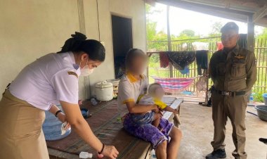 อำภอพยุห์ยกระดับกวาดล้างยาเสพติดย่องตรวจตามร้องเรียนรวบแม่ลูกอ่อนเสพยา เร่งส่งบำบัด