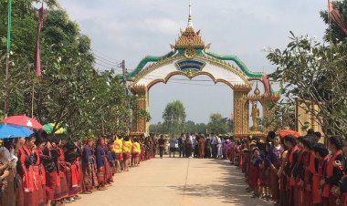 นมัสการพระองค์ใหญ่ -ไหว้บูชาท้าวเวสสุวรรณวัดสิเรียมพุทธารามอำเภอไพรบึงเสริมมงคลชีวิต