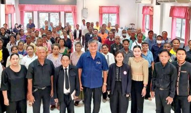 ที่ปรึกษานายกรัฐมนตรีฯ เปิดโครงการฝึกอบรมเพื่อส่งเสริมคุณภาพชีวิตผู้สูงอายุและผู้พิการที่ตำบลตาโกน
