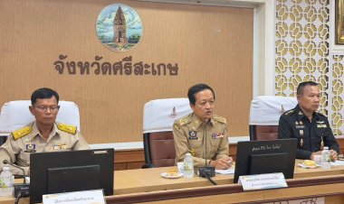 ผู้ว่าฯ ศรีสะเกษ คุมเข้มยาเสพติด-ความมั่นคง สั่งทุกหน่วยบังคับใช้กฎหมายจริงจัง สร้างชุมชนปลอดภัยให้ประชาชน