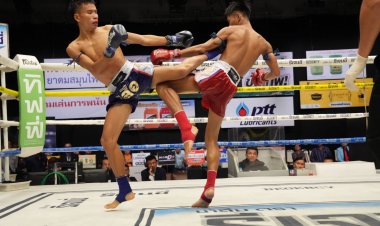 "ไทยแลนด์" - "พรเพชร" โชว์ฟอร์มเด็ด รอบ 8 คนนัดแรก ศึกมวยรอบปูนเสือ มวยไทยพันธุ์แท้ ครั้งที่ 25
