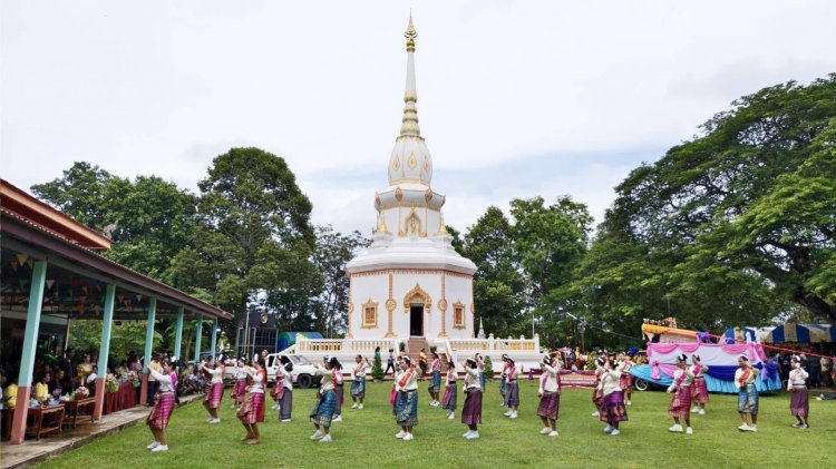 อบต.สะเดาใหญ่เชิญชวนร่วมบุญร่วมงานใน"โครงการประเพณีบรรพชาหมู่คู่บั้งไฟ"