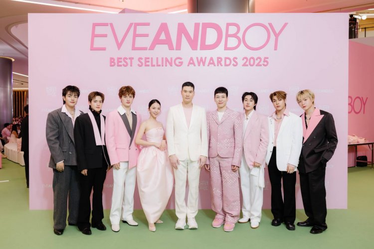 “ใบเตย สุวพิชญ์”ควง“นนท์ ธนนท์ -6 หนุ่ม “CIR*CRL”ระเบิดความมันส์ ในงาน “EVEANDBOY BEST SELLING AWARDS 2025”