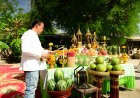 "หงส์ไทย"จัดพิธีเททองหล่อ “พระพุทธลีลาปางประทานพร”องค์ที่ 5 -6 พร้อมพิธีบวงสรวงเทพไท้เทวา