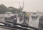 ฟ้าผ่าเปรี้ยง!กลางสะพานยกระดับรัชวิภา หนุ่มขี่ จยย. ฝ่าสายฝนบาดเจ็บสาหัส