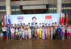 เยาวชนไทยอวดผ้าไทย สะท้อนพลังวัฒนธรรม รับผู้นำจีนกลางรัฐสภา