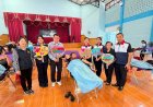 อำเภอศรีรัตนะพร้อมเหล่ากาชาดศรีสะเกษทำความดี ร่วมบริจาคโลหิตถวายพระราชกุศล