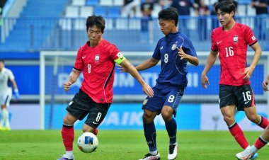 ทีมชาติไทย U23 พ่าย เกาหลีใต้ U23 2-3 ศึกอุ่นเครื่องฟีฟ่า เดย์ เดือนมิถุนายน