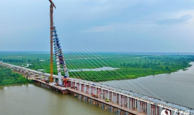 เจียงซี เร่งก่อสร้าง ‘สะพานข้ามทะเลสาบโผหยาง’ คาดสร้างสถิติโลกใหม่ด้านวิศวกรรม