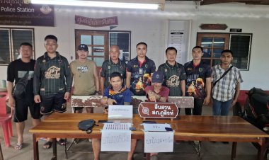 กกล.สุรนารีสนธิกำลังตำรวจ สภ.ภูสิงห์บุกรวบ 2 ผู้ต้องหามั่วสุม-ค้ายาบ้าคากระท่อมในสวนยางพารา