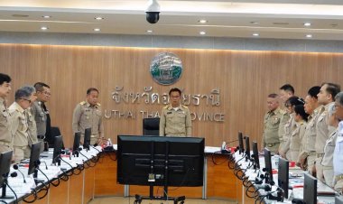 พ่อเมืองอุทัยธานีประชุมผ่าน VCS รับมอบนโยบายมท.1ยกระดับคุณภาพชีวิตประชาชน