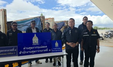 ด่านศุลกากรแม่สอด สกัดรถพ่วง 2 คัน บรรทุกน้ำมันดีเซล 36,000 ลิตรเตรียมส่งข้ามแดนไปเมียนมา