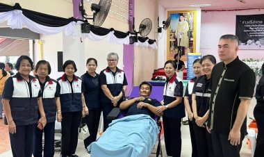 ชาวไพรบึงรวมพลังแห่งการให้ บริจาคโลหิต 159 ยูนิต เติมคลังเลือดช่วยชีวิตเพื่อนมนุษย์