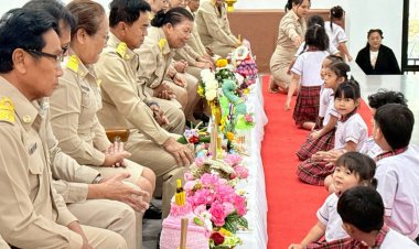 เทศบาลตำบลหนองบัวศาลา จัดกิจกรรมวันไหว้ครู ประจำปีการศึกษา 2569 ปลูกฝังความกตัญญูแก่เด็กปฐมวัย