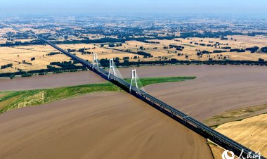 สะพานข้ามแม่น้ำเหลืองตงป้าโถวเปิดใช้งาน ยกระดับการคมนาคมภูมิภาค