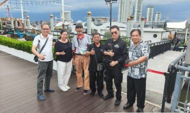 คณะชมรมนักข่าวท่องเที่ยวฯลงเรือสำราญ ยอดสยาม (Praty Cruise) ล่องแม่น้ำเจ้าพระยาโปรโมทท่องเที่ยว