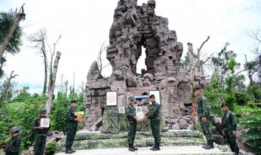 มทภ.2 มอบวัตถุมงคล เหรียญรุ่น “ยุทธบดินทร์ - ศตวรรษ” สร้างขวัญกำลังใจทหารกล้าชายแดน