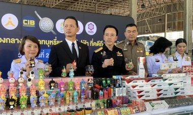 ศุลกากรผนึกกำลังทุกภาคส่วนทุบวงจรบุหรี่เถื่อน - บุหรี่ไฟฟ้า มูลค่ารวม 676 ล้านบาท