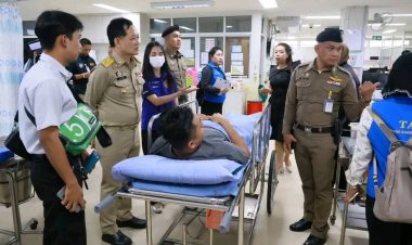 ผู้ว่าฯ นราธิวาส สั่งเร่งช่วยเหลือนักท่องเที่ยวชาวมาเลเซียบาดเจ็บเหตุคนร้ายบึ้มตากใบ