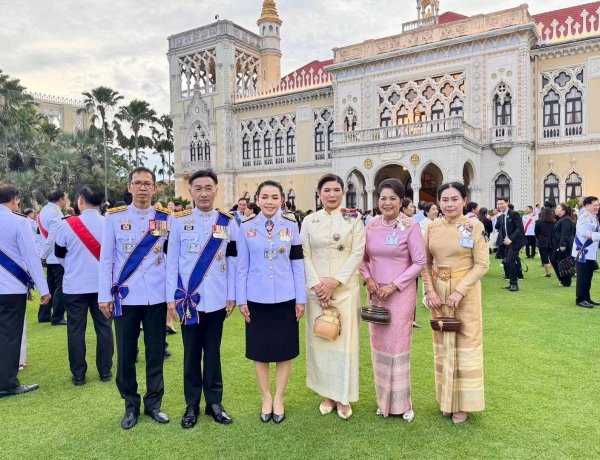 ผู้ว่าฯอำนาจเจริญพร้อมเหล่ากาชาด ร่วมงานสโมสรสันนิบาตเฉลิมพระเกียรติที่ตึกสันติไมตรี