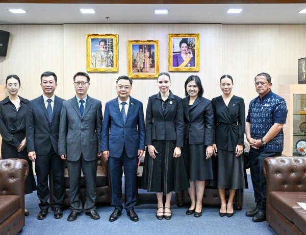 รมว.ซาบีดา รับเอกอัครราชฑูตจีนฉลอง 50ปี หนุนท่องเที่ยว -ภาพยนตร์ สร้างโอกาสศก.