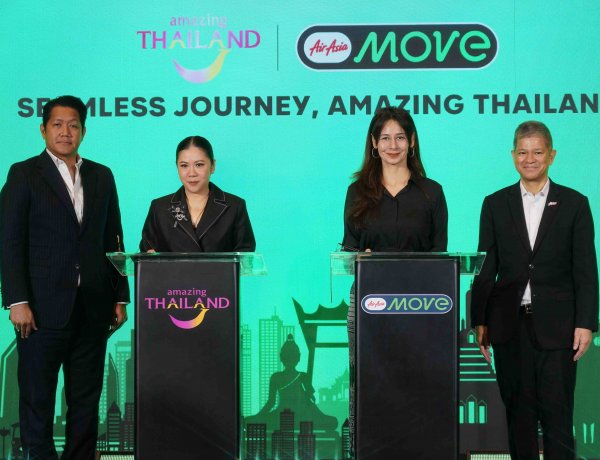 AirAsia MOVE ผนึก ททท. เปิดมิติใหม่การท่องเที่ยวไทย เชื่อมต่อนักเดินทางทั่วโลกสู่ Amazing Thailand อย่างไร้รอยต่อ