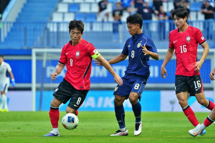 ทีมชาติไทย U23 พ่าย เกาหลีใต้ U23 2-3 ศึกอุ่นเครื่องฟีฟ่า เดย์ เดือนมิถุนายน