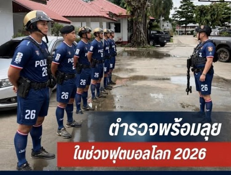 แม่สอด 1 สั่ง ตำรวจแม่สอด ลุย จับการลักลอบเล่นพนันฟุตบอลโลก 2026
