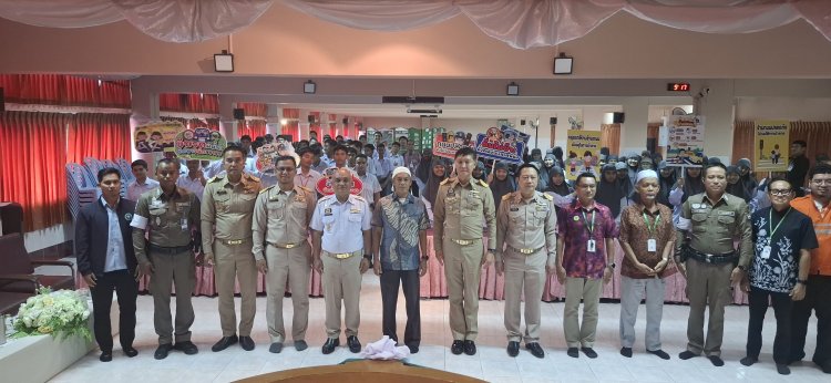 อัตตัรฯลงนา มMOU ปภ.นราฯเปิดโครงการฝึกอบรมเยาวชนขับขี่รถจักรยานยนต์ปลอดภัย