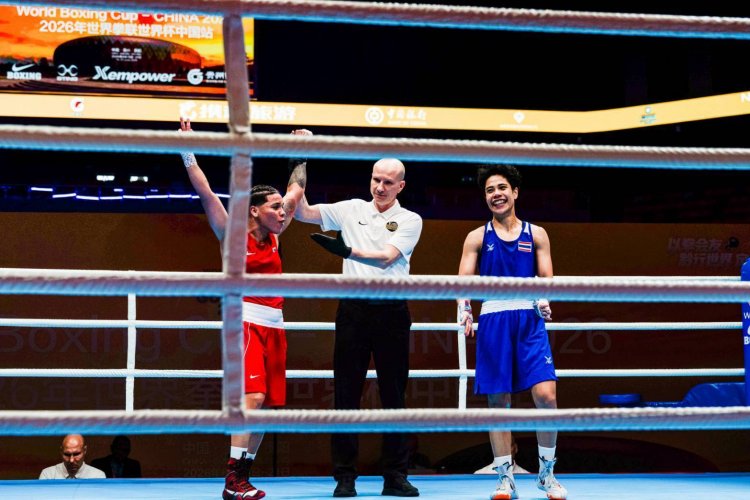 "ณัฐนิชา" ประเดิมสวย-จุฑามาศ ร่วง ศึกมวย World Boxing Cup ที่กุ้ยหยาง