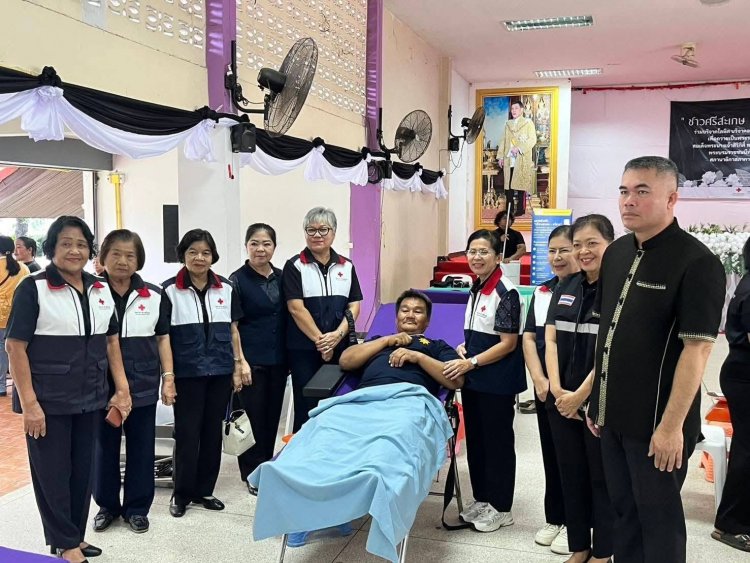 ชาวไพรบึงรวมพลังแห่งการให้ บริจาคโลหิต 159 ยูนิต เติมคลังเลือดช่วยชีวิตเพื่อนมนุษย์