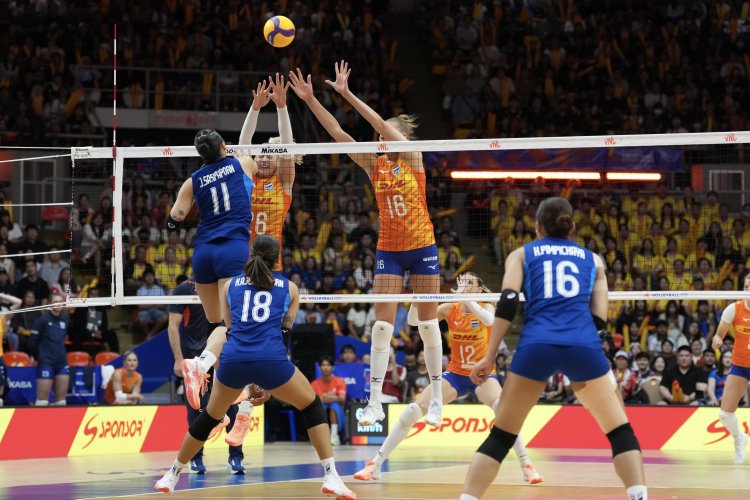 ทีมนักตบสาวไทย ต้านไม่ไหว พ่าย เนเธอร์แลนด์ 0-3 เซตส่งท้าย ศึกVNL เตรียมลุยต่อสนามสาม ที่ญี่ปุ่น